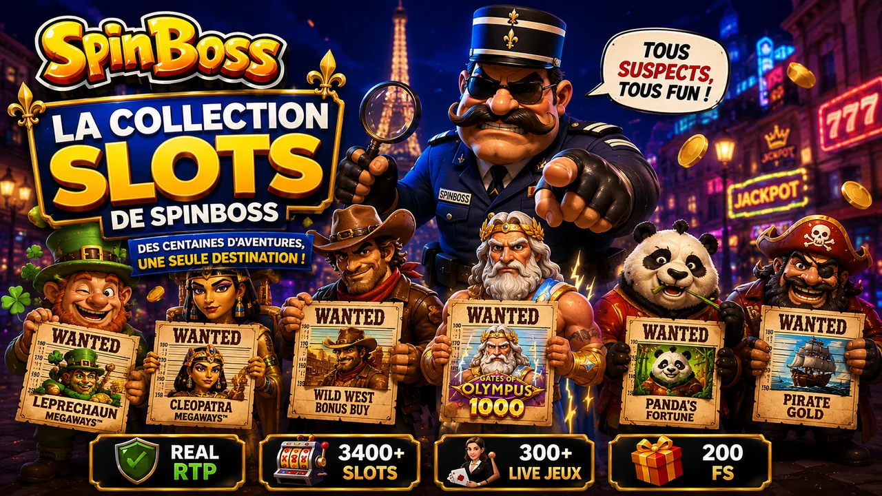 La ludothèque de machines à sous du SpinBoss casino